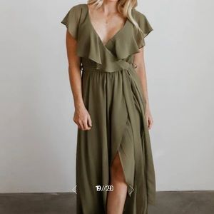 Katya Ruffle Maxi Dress